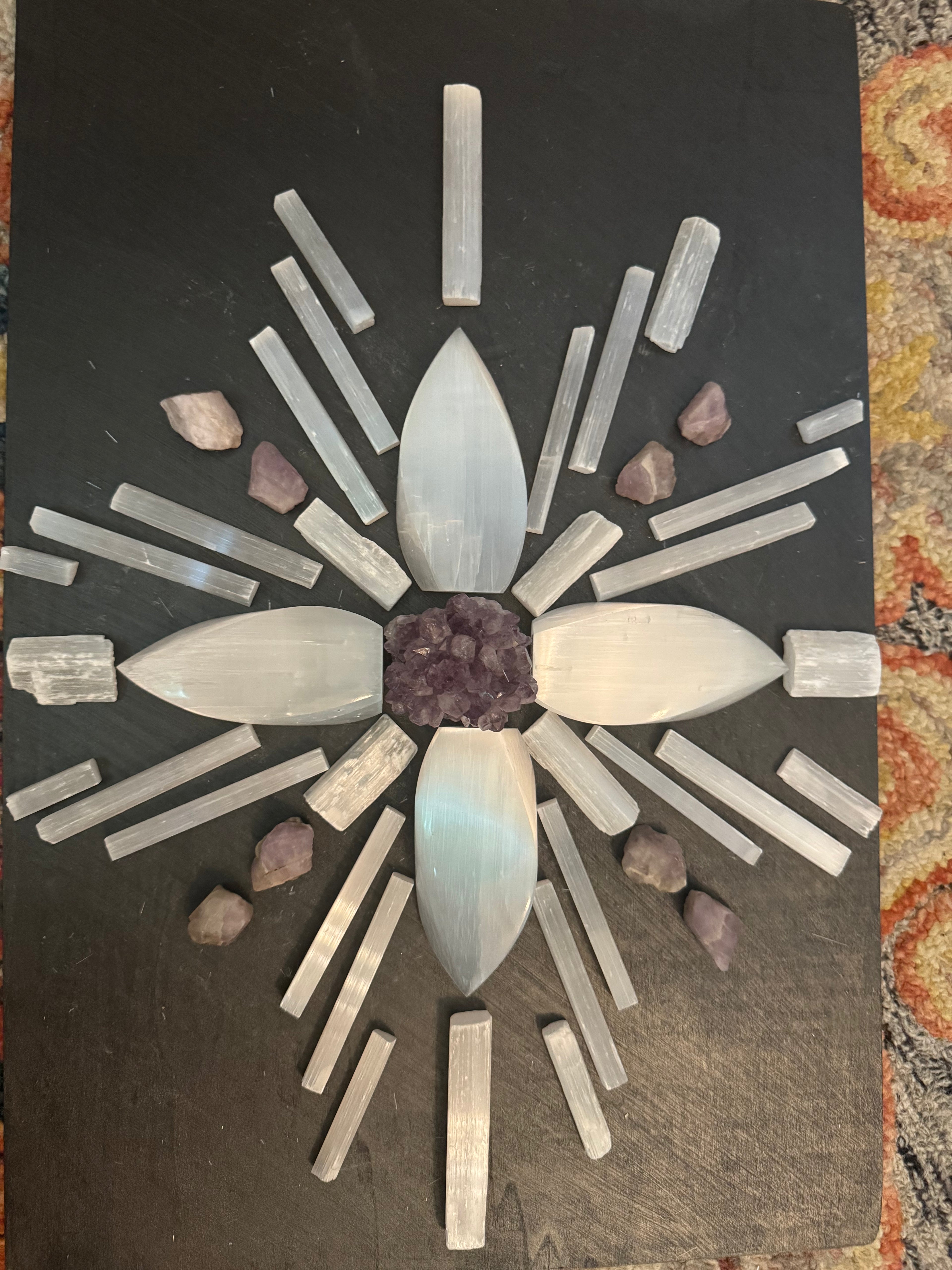 Radiant crystal bloom
