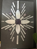 Radiant crystal bloom art