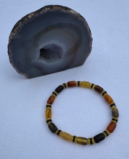 Multi color amber bracelet