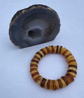 Amber disc bracelet 1