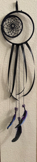 Black moon dream catcher