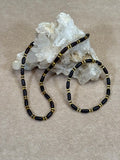 Men's natural amber necklace and bracelet